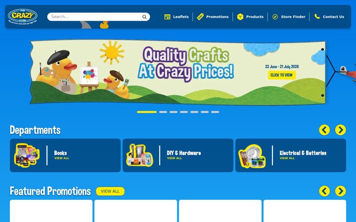 Screenshot of crazystore.co.za