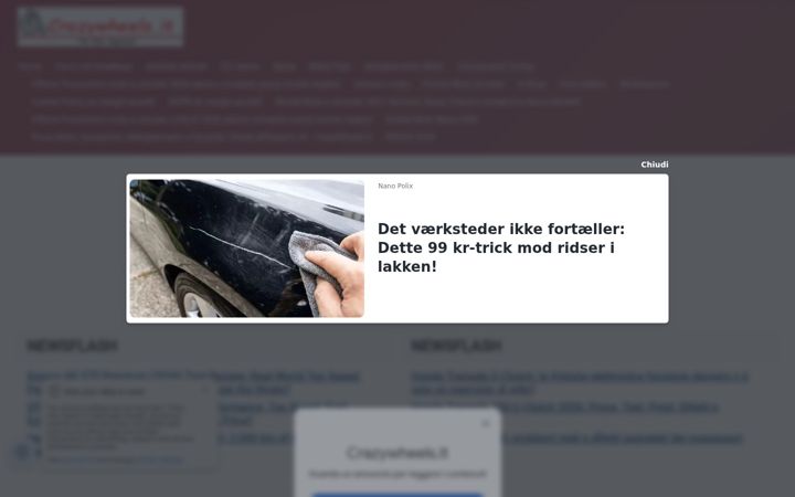 Screenshot of crazywheels.it