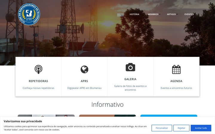 Snimka zaslona za crb.org.br