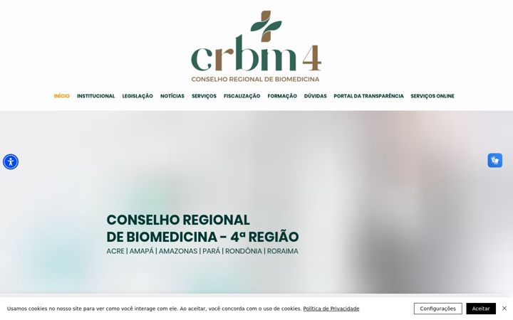 Snimka zaslona za crbm4.org.br