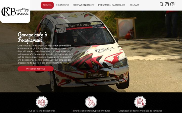 Screenshot of crbmeca.fr