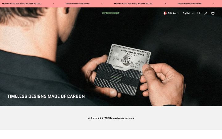 Screenshot of crbncncpt.com