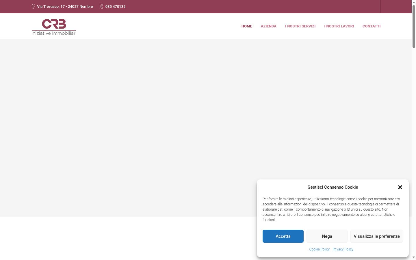 Snímka obrazovky banera súhlasu zobrazeného pred akoukoľvek interakciou