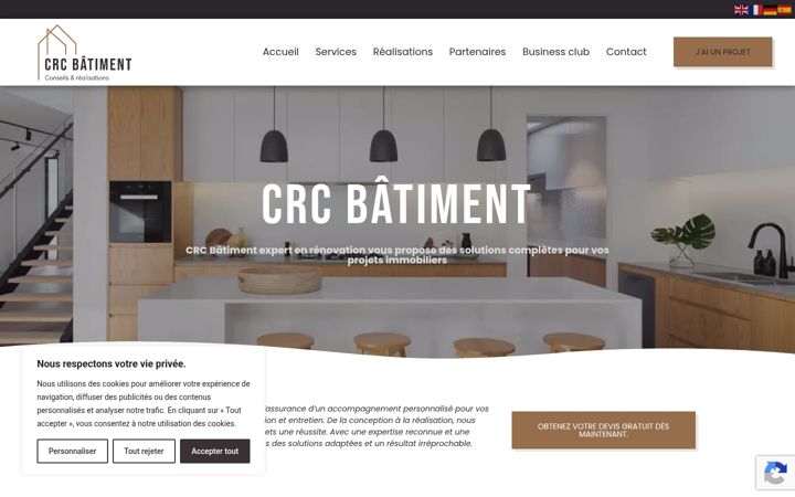 Screenshot of crc-batiment-var.fr