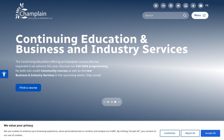 Screenshot of crc-lennox.qc.ca