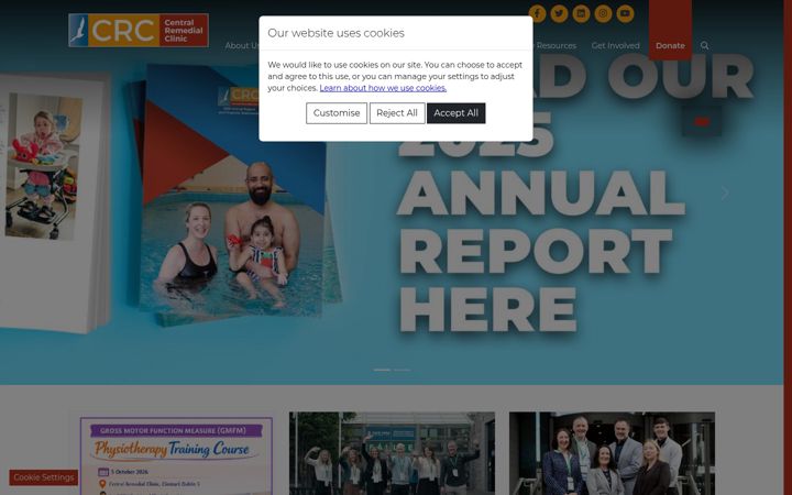 Screenshot di crc.ie