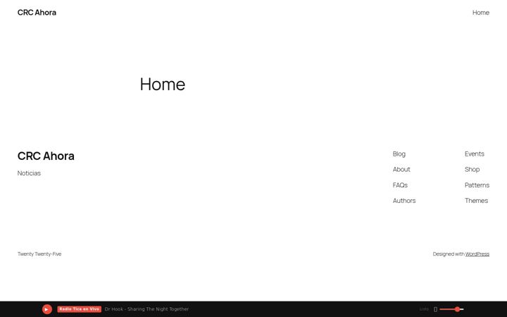 Screenshot of crcahora.com