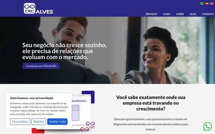 Screenshot of crcalves.com