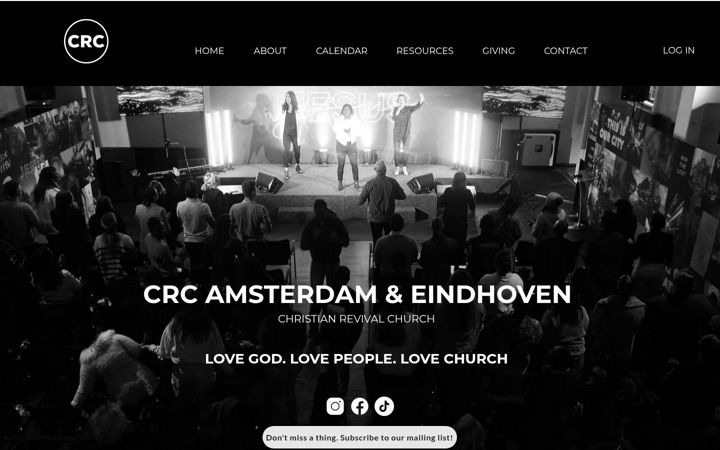 Screenshot of crcamsterdam.com