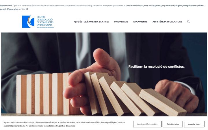 Screenshot of crce.ad