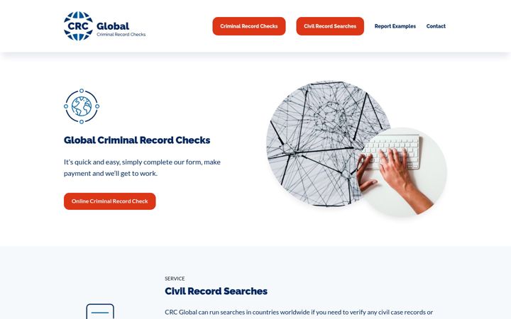 Screenshot of crcglobal.uk