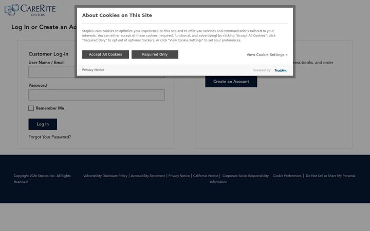 Screenshot of crcorders.com