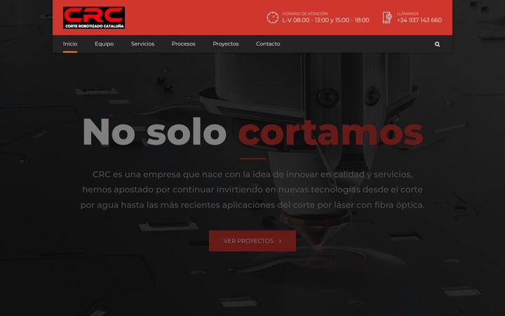 Screenshot of crcsa.com