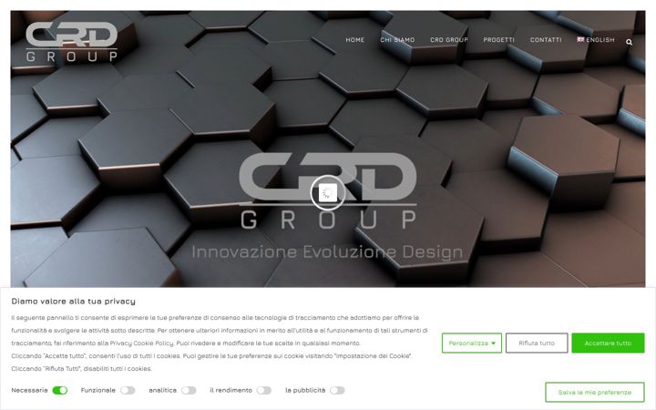 Captura de pantalla de crd-group.it