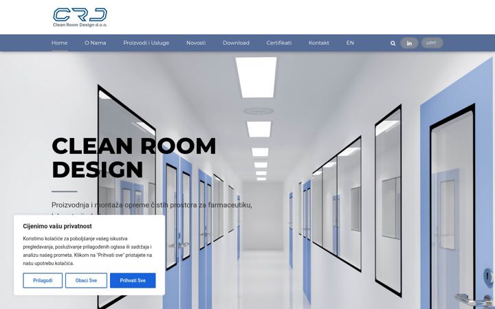 Snimka zaslona za crd.com.hr