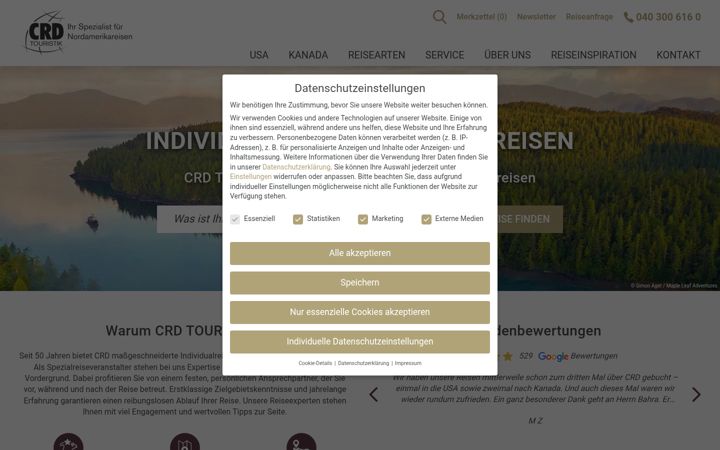 Screenshot of crd.de