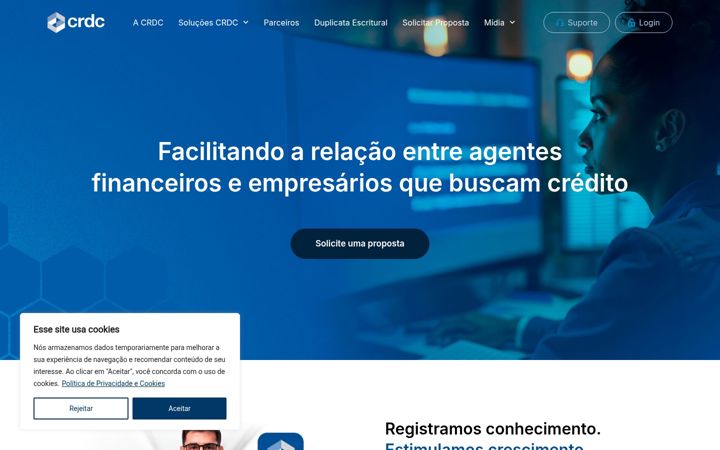 Snimka zaslona za crdc.com.br