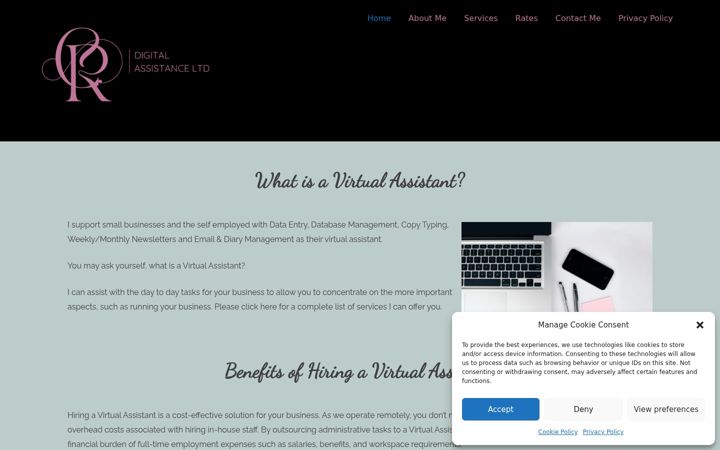 Screenshot of crdigitalassistance.com