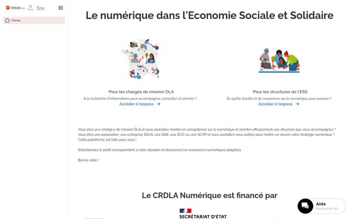 Screenshot of crdlanum.fr
