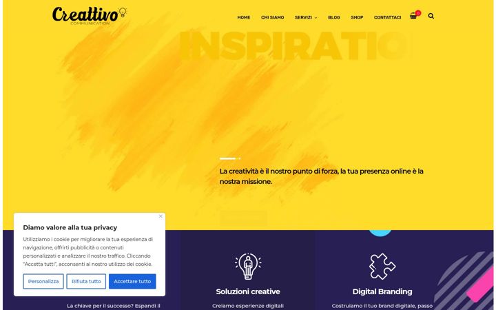 Screenshot of cre-attivo.it