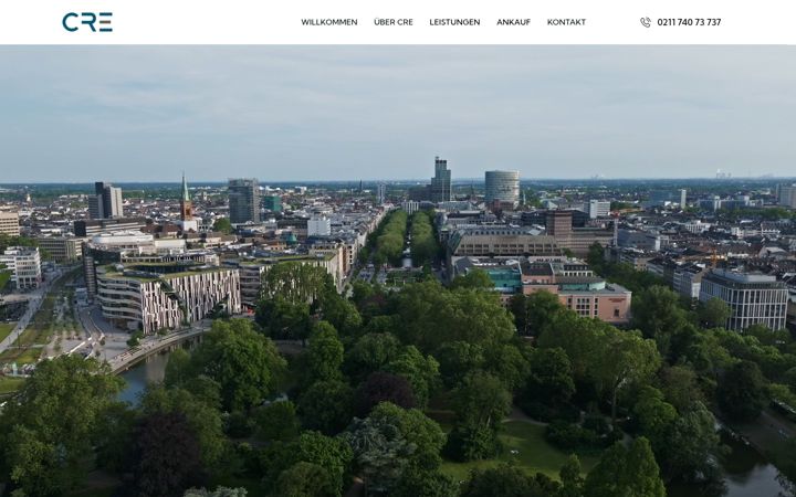Screenshot of cre-gruppe.de