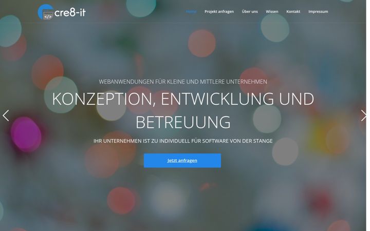 Screenshot of cre8-it.de