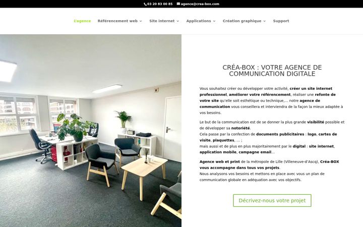 Screenshot of crea-box.com
