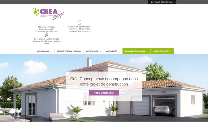 Screenshot ta' crea-concept.fr