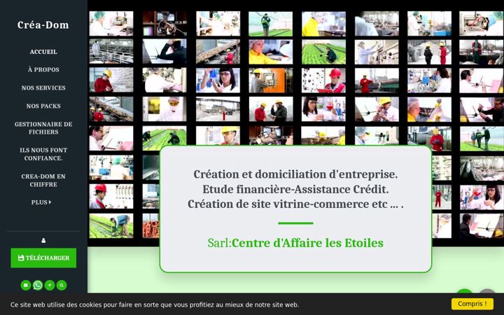 Screenshot of crea-dom.com