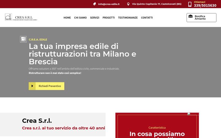 Screenshot of crea-edile.it