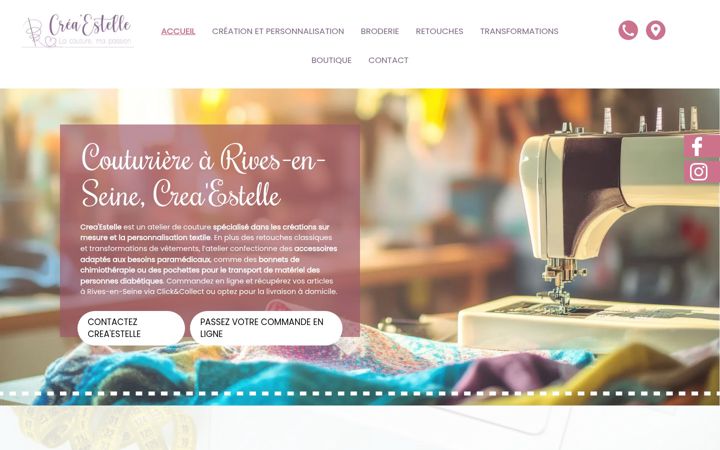 Screenshot ta' crea-estelle.fr