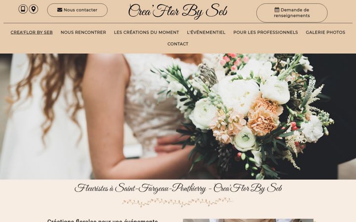 Screenshot ta' crea-flor-by-seb.fr