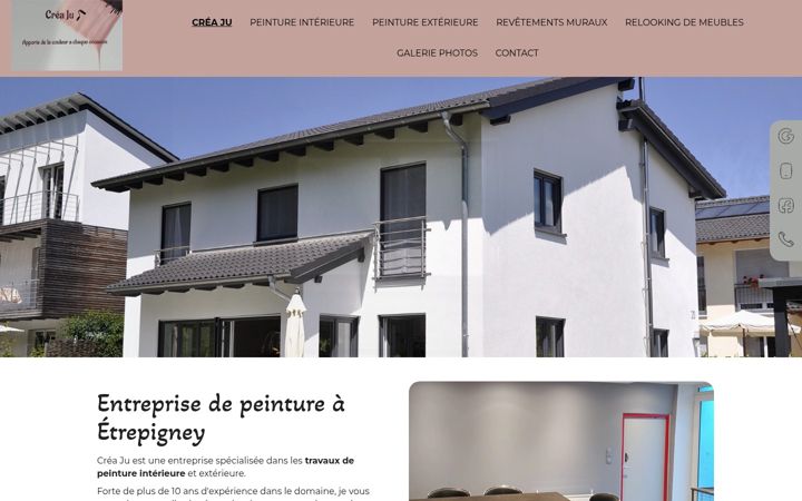 Screenshot of crea-ju-peintre-39.fr