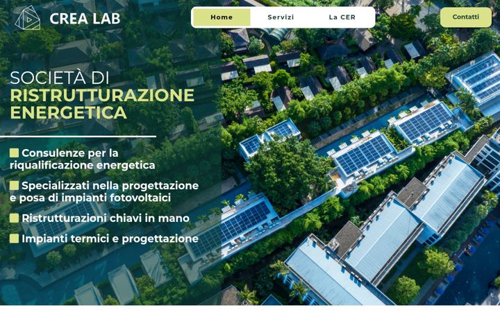 Captura de pantalla de crea-lab.it