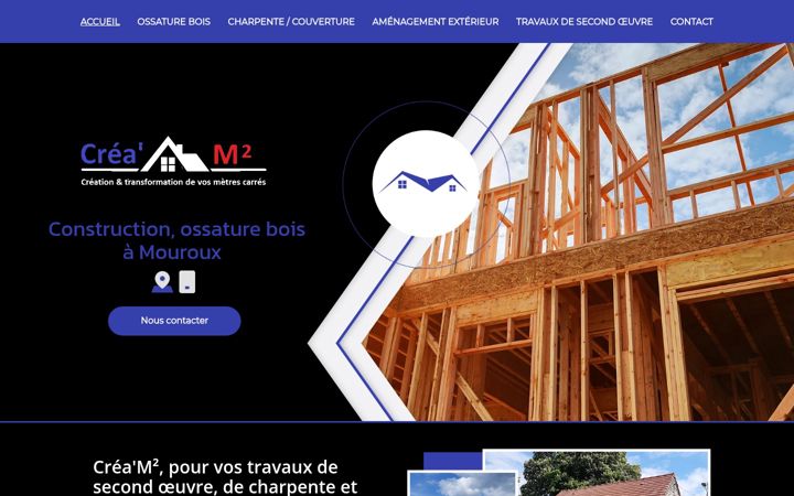 Screenshot of crea-m2.fr