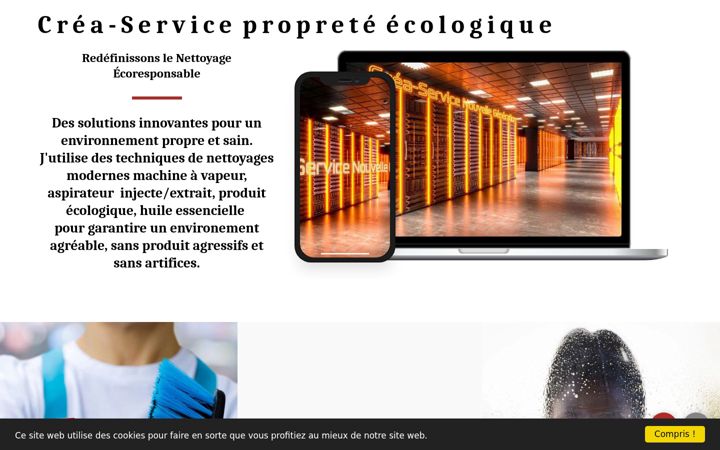 Screenshot of crea-service.fr