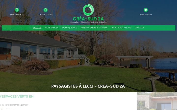 Screenshot of crea-sud2a.fr