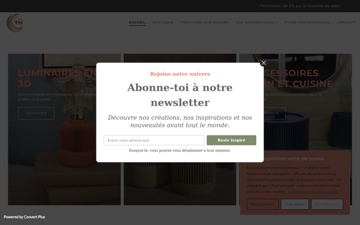 Screenshot of crea-th.fr