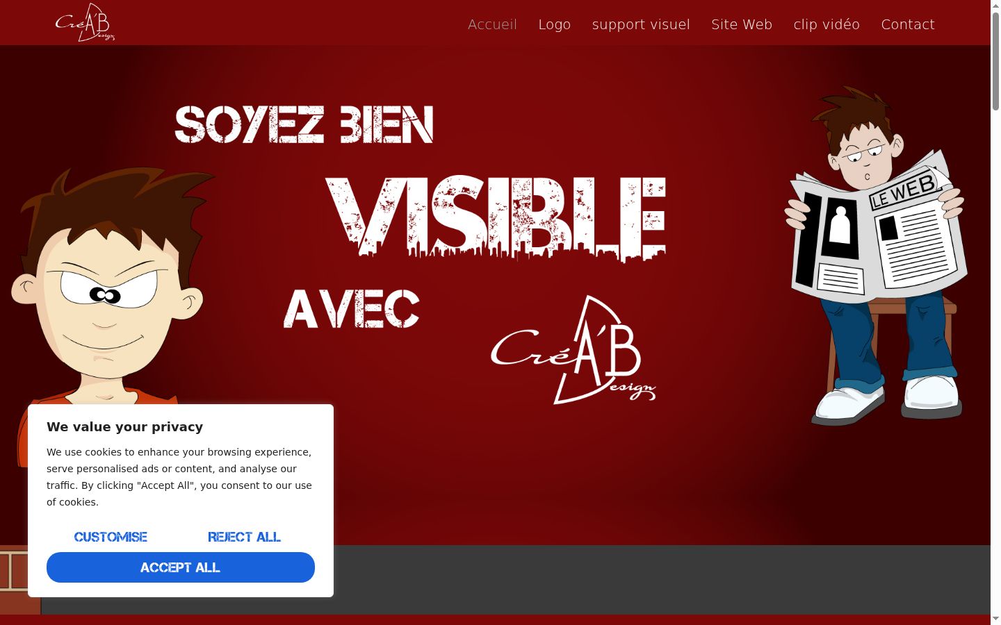 Snímka obrazovky banera súhlasu zobrazeného pred akoukoľvek interakciou