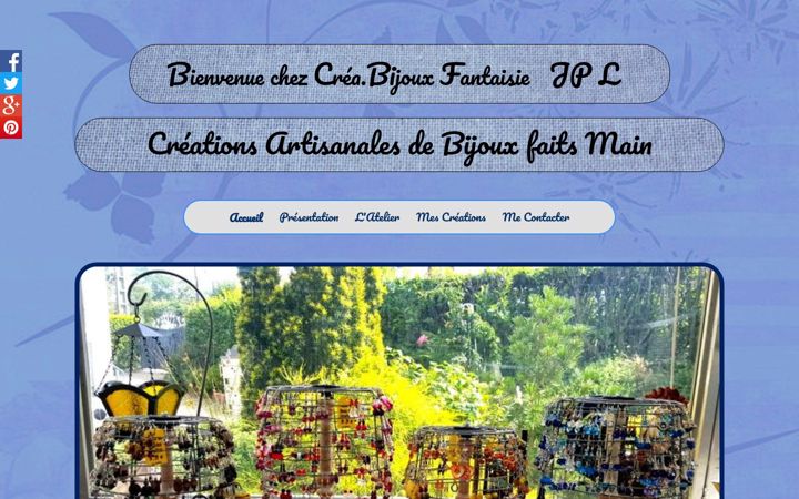 Screenshot of creabijouxjpl.com