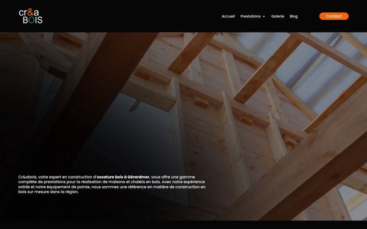 Screenshot ta' creabois88.fr