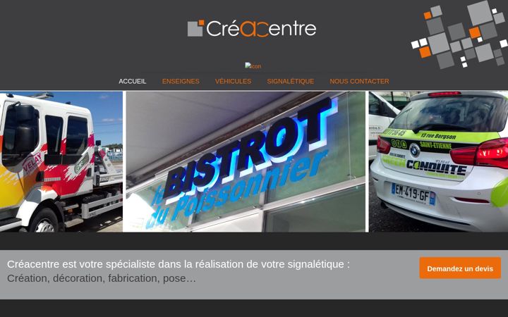 Screenshot of creacentre.fr