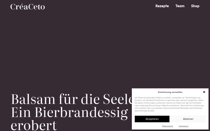 Screenshot of creaceto.ch
