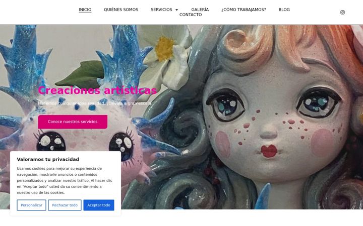 Ekrano kopija creacionesartisticas.es