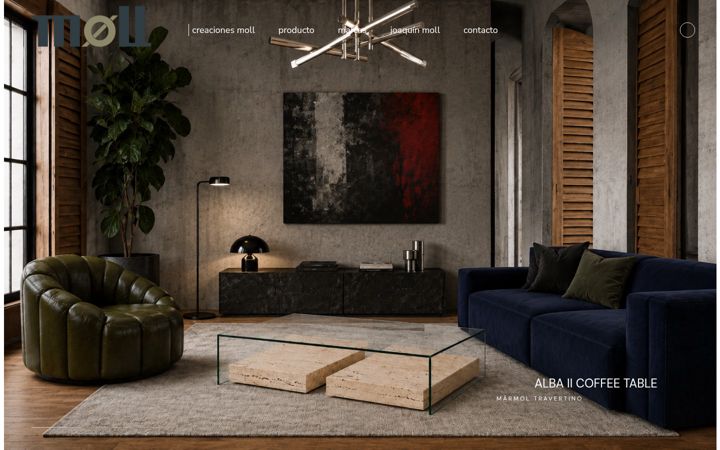 Screenshot of creacionesmoll.com