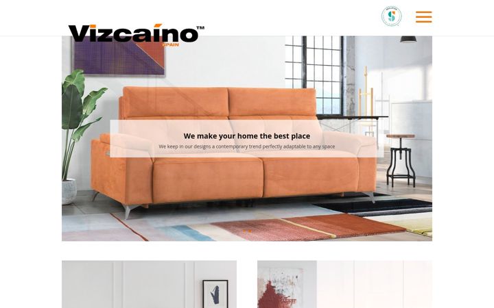 Screenshot of creacionesvizcaino.es