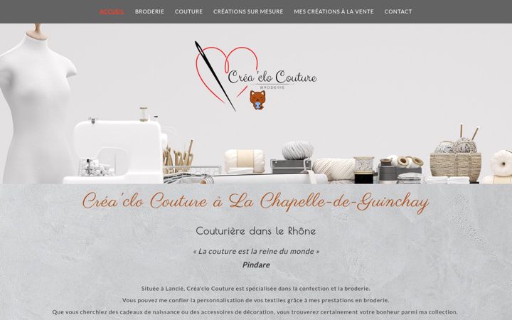Screenshot ta' creaclo-couture-broderie.fr
