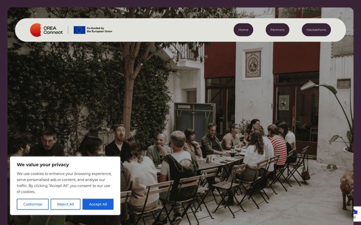 Képernyőkép: creaconnect.eu