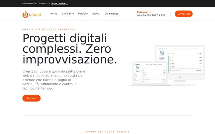 Screenshot of creact.it
