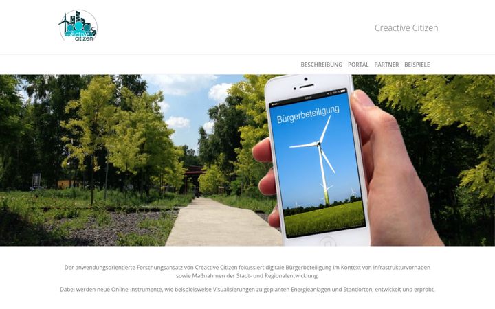 Screenshot of creactive-citizen.de
